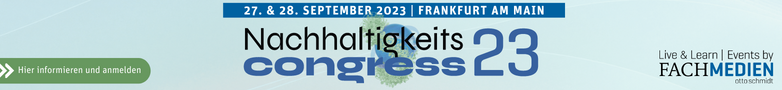 Nachhaltigkeitscongress, 27.-28.9.2023, Frankfurt/Main