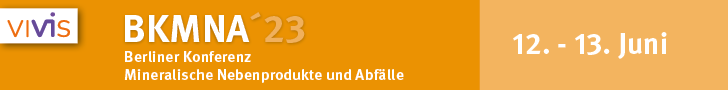 Berliner Konferenz Mineralische Nebenprodukte und AbfÃ¤lle, 12.â13. Juni 2023