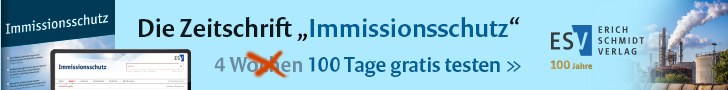 Immissionsschutz: Jetzt 100 Tage gratis testen